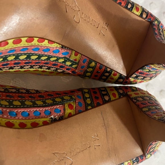 REPORT Signature Leather Woven Heels Brazil Dress Casual - Picture 8 of 16